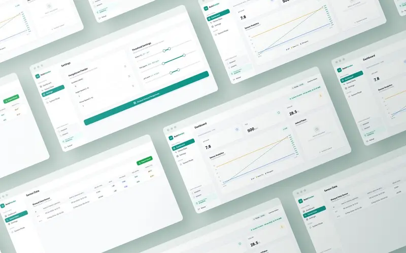 Screenshot Dashboard & Kontrol IoT